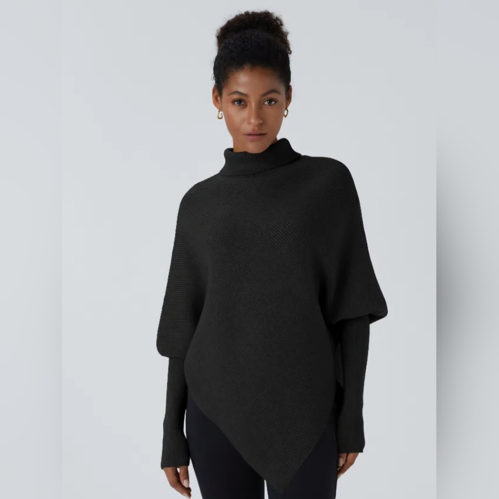 Halara Asymmetrical Turtleneck Sweater